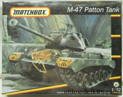 Matchbox 1/32 M47 Patton Tank, 40990 plastic model kit